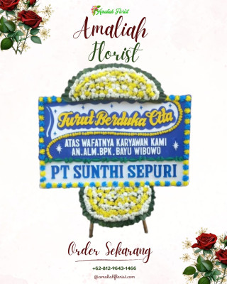 Papan Bunga Duka di Cirendang