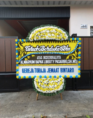 Papan Bunga Duka di Cirendang