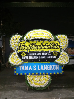 Papan Bunga Duka di Cirendang